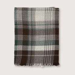 MOISMONT Plaids & Couvertures-Plaid en laine n°81 - Naturel -