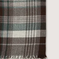 MOISMONT Plaids & Couvertures-Plaid en laine n°81 - Naturel -