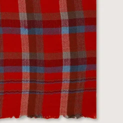 MOISMONT Plaids & Couvertures-Plaid en laine n°82 - Tomette -