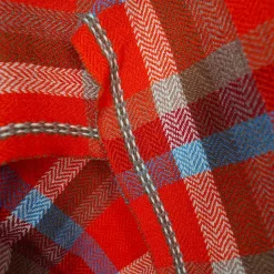 MOISMONT Plaids & Couvertures-Plaid en laine n°82 - Tomette -