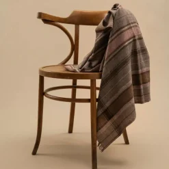 1050 MOISMONT Plaids & Couvertures-Plaid en laine n°76 - Wood - Moismont