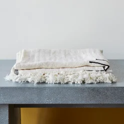 2959 BED AND PHILOSOPHY Plaids & Couvertures-Plaid en lin Boréal - Night