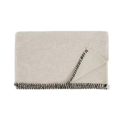 2959 BED AND PHILOSOPHY Plaids & Couvertures-Plaid Enjoy - Naturel