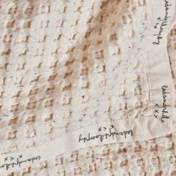 2959 BED AND PHILOSOPHY Plaids & Couvertures-Plaid Mireille - Ecru