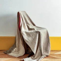 2959 BED AND PHILOSOPHY Plaids & Couvertures-Plaid Tie & Dye - Ciment