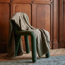 2959 BED AND PHILOSOPHY Plaids & Couvertures-Plaid Warmy Up - Kaki