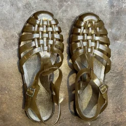 Femme Plasticana Sandales|Sandales-- Sandales Méduse en Chanvre - Marron