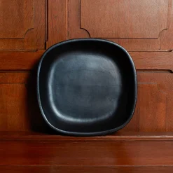 1950 INDIGENA Plats-Plat carré en argile - Noir