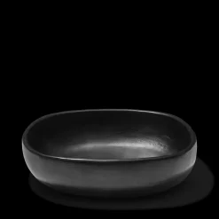 1950 INDIGENA Plats-Plat carré en argile - Noir