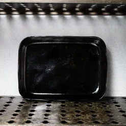 259 SERAX Plats-Plat en grès n°10 - Noir d'Encre