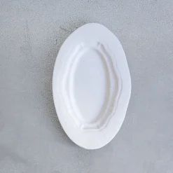 925 JARS CERAMISTES Plats-Plat oval Réfectoire - Sable Mat