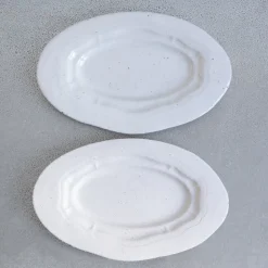 925 JARS CERAMISTES Plats-Plat oval Réfectoire - Sable Mat