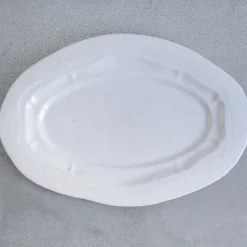 925 JARS CERAMISTES Plats-Plat oval Réfectoire - Sable Brillant