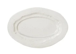 925 JARS CERAMISTES Plats-Plat oval Réfectoire - Sable Brillant