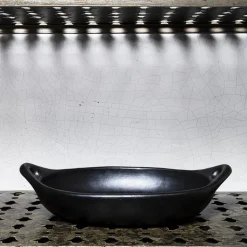 1950 INDIGENA Plats-Plat ovale Chamba - Noir