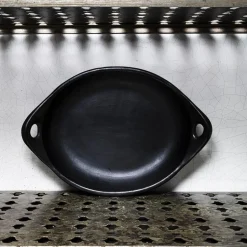 1950 INDIGENA Plats-Plat ovale Chamba - Noir