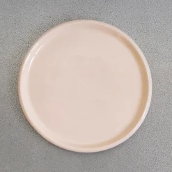 925 JARS CERAMISTES Plats-Plat rond Réfectoire - Sable Brillant