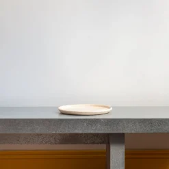 925 JARS CERAMISTES Plats-Plat rond Réfectoire - Sable Brillant