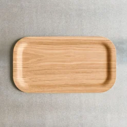 456 KINTO CO Plateaux-Plateau antidérapant - Bois naturel