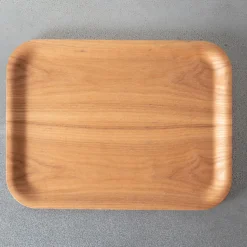 456 KINTO CO Plateaux-Plateau antidérapant - Bois naturel