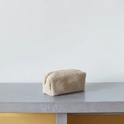 Femme 1030 STUDIO NOOS Trousses De Toilette|Pochettes-Pochette Teddy - Beige - Studio Noos