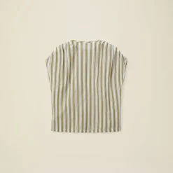 Femme Pomandère Chemises-- Chemise rayée - Pistachio