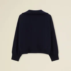 Femme Pomandere T-shirts-Pomandère - Pull en maille - Marine