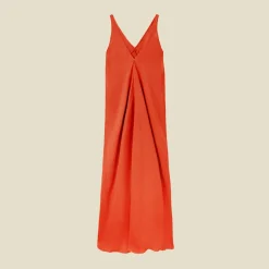Femme Pomandère Robes-- Robe longue - Orange