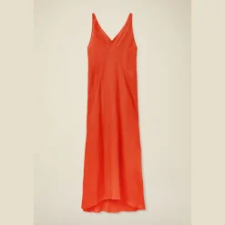 Femme Pomandère Robes-- Robe longue - Orange