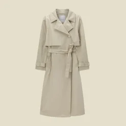 Femme Pomandère Manteaux-- Trench-coat - Ecru