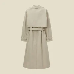 Femme Pomandère Manteaux-- Trench-coat - Ecru