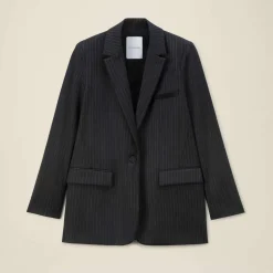 Femme Pomandere Vestes-Pomandère - Veste tailleur - Gris