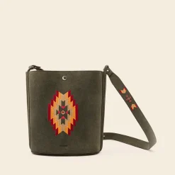 Femme PONCTUATIONS Sacs À Main-- Sac Iowa - Kaki