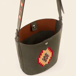 Femme PONCTUATIONS Sacs À Main-- Sac Iowa - Kaki