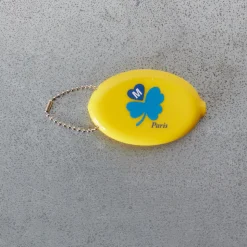 Femme 2175 DONGGUAN Les Accessoires Merci|Porte Clés-Porte clé monnaie Merci - Jaune