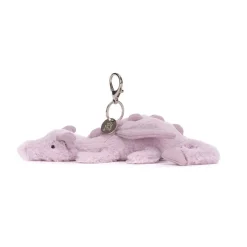 Enfant 1318 JELLYCAT LTD L'univers Enfant-Porte clé Peluche - Dragon Lavande
