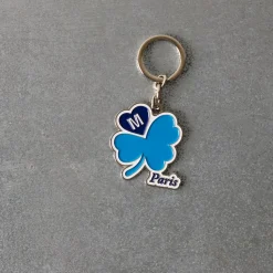 Femme 2148 BELMAR Les Accessoires Merci|Porte Clés-Porte-clés Merci - Trèfle Bleu