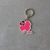 Femme 2148 BELMAR Les Accessoires Merci|Porte Clés-Porte-clés Merci - Trèfle Rose