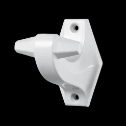 668 ZANGRA Maison De Campagne|Accessoires De Salle De Bain-Porte-peignoir en porcelaine - Blanc