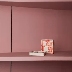 1317 STUDIO ROSAROOM Accessoires De Salle De Bain|Salle De Bain : Esprit Japonais-Porte-savon - Terracotta