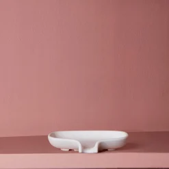 953 CHEVALIER Accessoires De Salle De Bain|Salle De Bain : Esprit Japonais-Porte-savon en silicone blanc