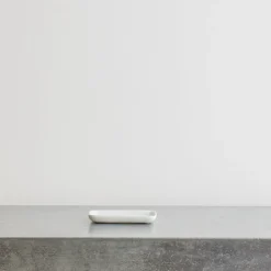 2135 MERIGOUS Accessoires De Salle De Bain|Sélection De Bain Merci-Porte-savon porcelaine - Blanc