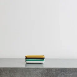 2135 MERIGOUS Accessoires De Salle De Bain|Sélection De Bain Merci-Porte-savon porcelaine - Jaune