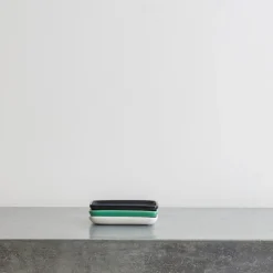 2135 MERIGOUS Accessoires De Salle De Bain|Sélection De Bain Merci-Porte-savon porcelaine - Vert