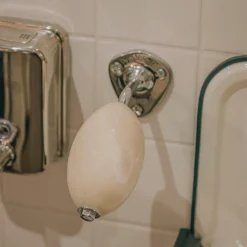 1164 PROVENDI Accessoires De Salle De Bain|Sélection De Bain Merci-Porte-savon rotatif avec savon à l'amande