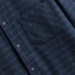 Homme Portuguese Flannel Chemises-- Chemise Minerva - Bleu