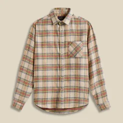 Homme Portuguese Flannel Chemises-- Chemise Lars - Beige