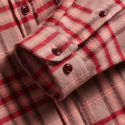 Homme Portuguese Flannel Chemises-- Chemise Reservation - Rouge