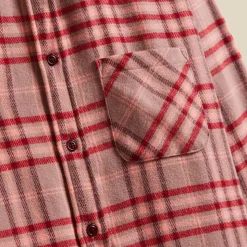 Homme Portuguese Flannel Chemises-- Chemise Reservation - Rouge