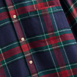 Homme Portuguese Flannel Chemises-- Chemise Faru - Bleu